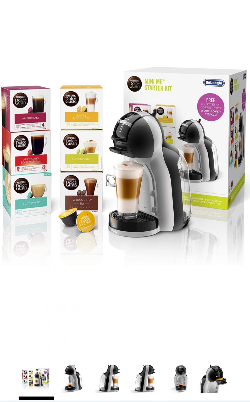 De’Longhi Nescafé Dolce Gusto Mini Me Coffee Machine Including 6 boxes ...